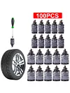 100Pcs Car Vacuum Tire Repair Nail Rubber Screw Nail for Bike Motorcycle Scooter