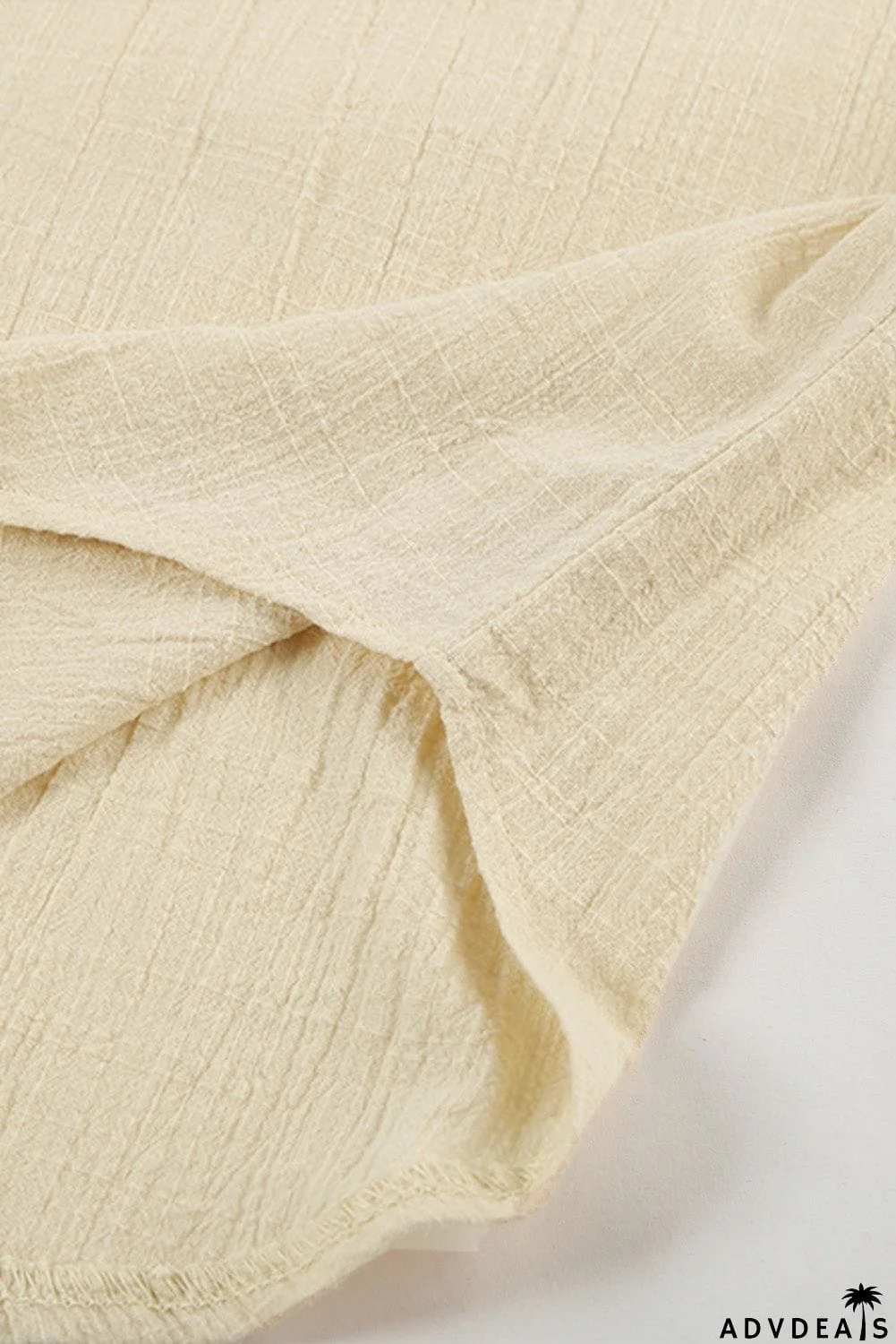 Turn-down Collar Button Front Tank