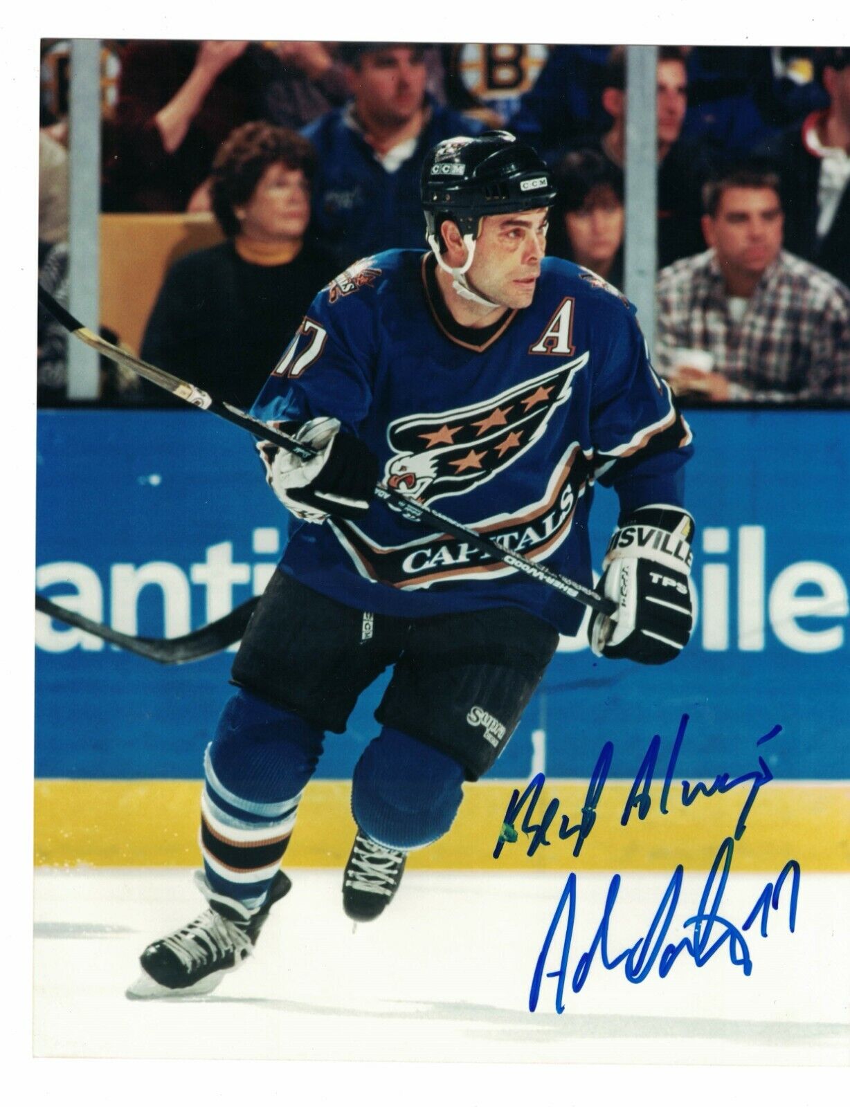 Adam Oates Washington Capitals Signed 8 x 10