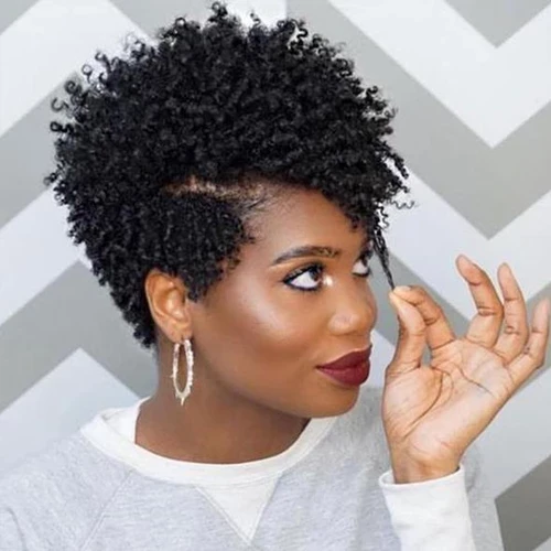 US Mall Lifes® | 360 Lace Wig Best Desing American Spiral Kinky Hair Wig US Mall Lifes