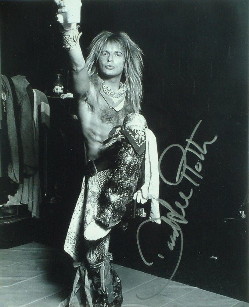 DAVID LEE ROTH Signed Photo Poster painting Van Halen wcoa