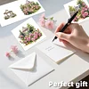 12Pcs Garden Flowers DIY Diamond Painting Greeting Cards for Adult Holiday Gifts