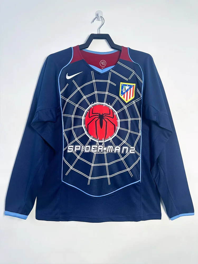 2004-05 Atletico Madrid Away Long Sleeve Retro Jersey