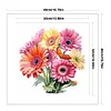 Gerbera - 11CT Stamped Cross Stitch - 40*40cm - Flower