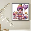 Flower Garden Girl - Crystal Rhinestone Diamond Painting
