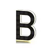 LED Illuminated Modern Address Sign Waterproof Personalized Solar Powered Address Number Dusk To Dawn Adhesive Or Screw Mount for Outside House Light Up Courtyard Hotel Bar