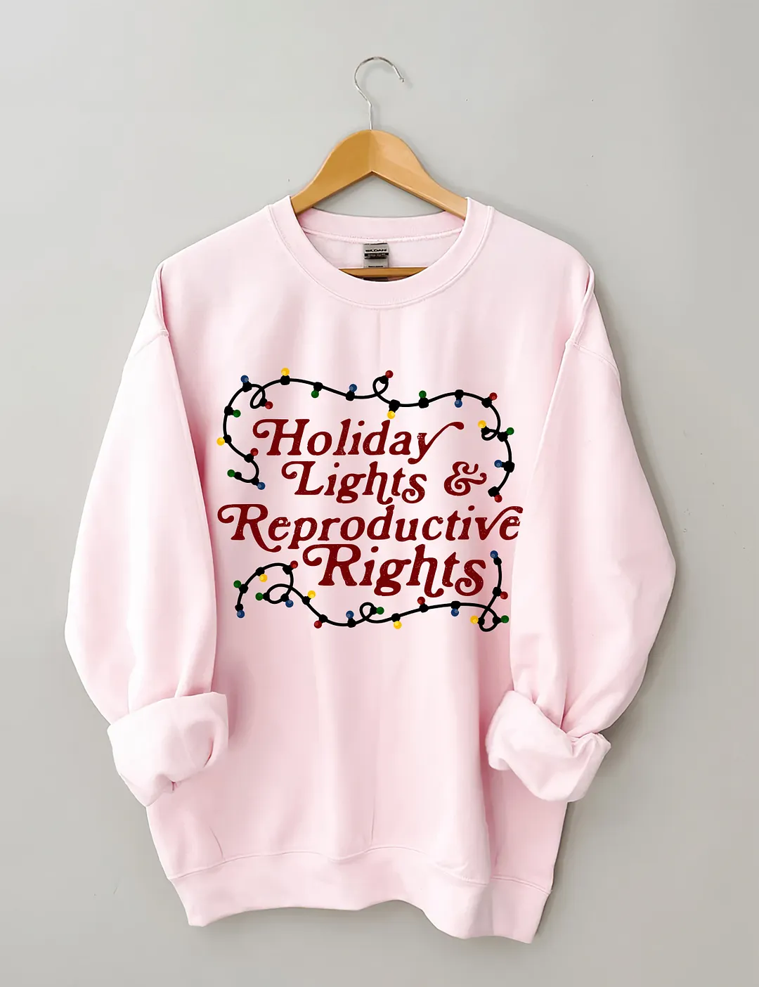 Holiday Lights & Reproductive Rights Sweatshirt
