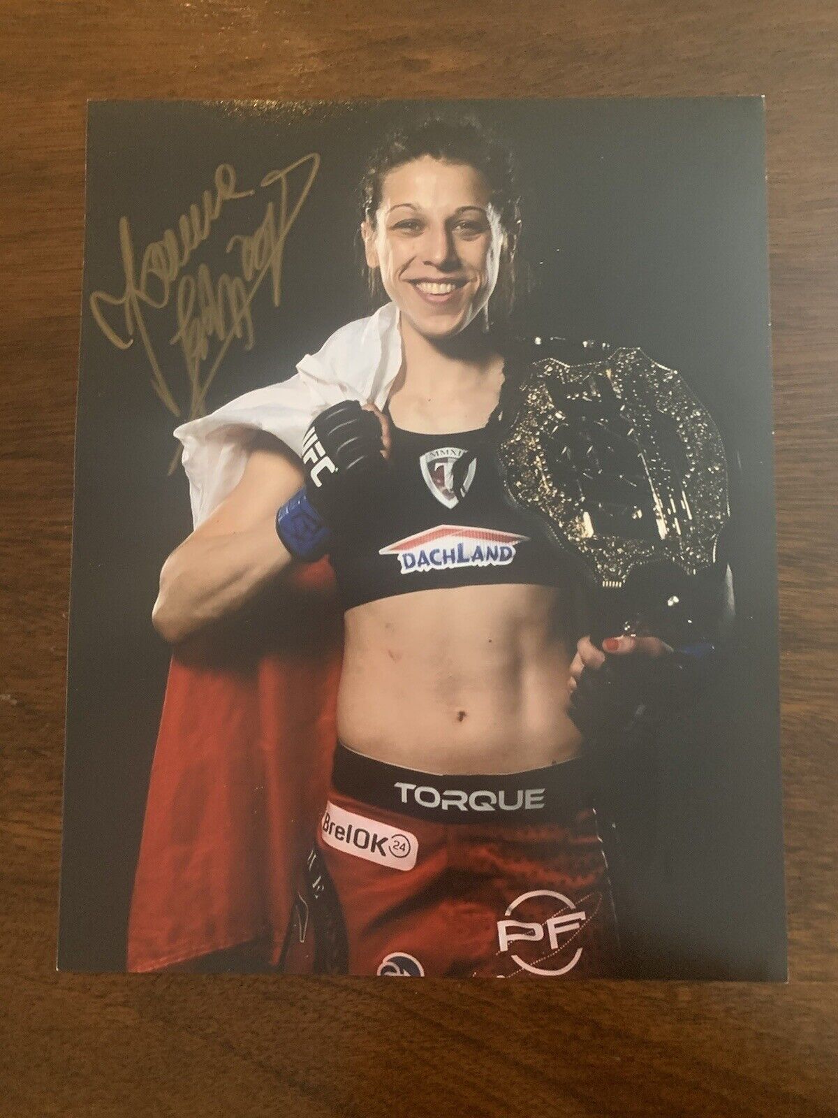 Joanna Jedrzejczyk signed 8x10 Photo Poster painting Autographed UFC Sexy Hot