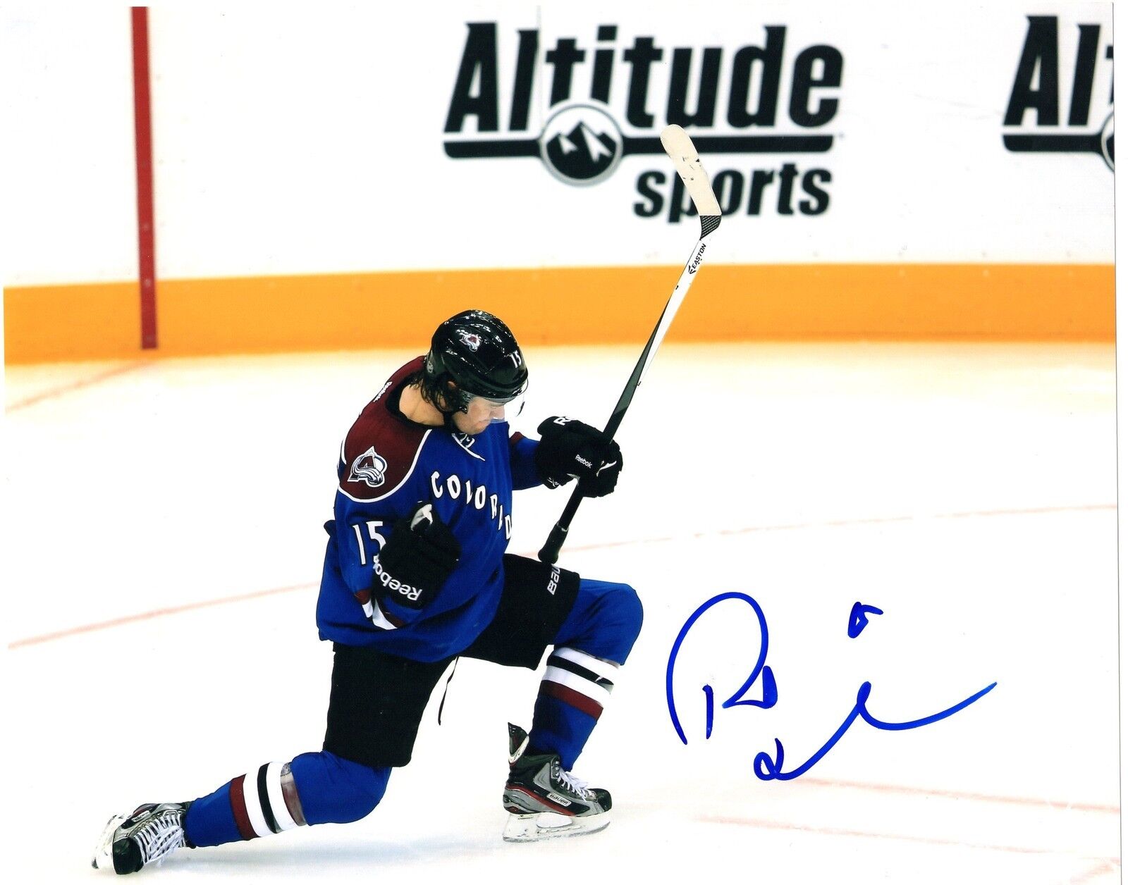 Pa Parenteau signed 8x10 Photo Poster painting w/COA Colorado Avalanche Hockey #1