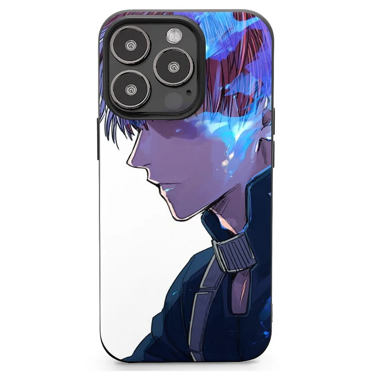 Shoto Todoroki Anime My Hero Academia Phone Case(66) Mobile Phone Shell IPhone 13 and iPhone14 Pro Max and IPhone 15 Plus Case - Heather Prints Shirts