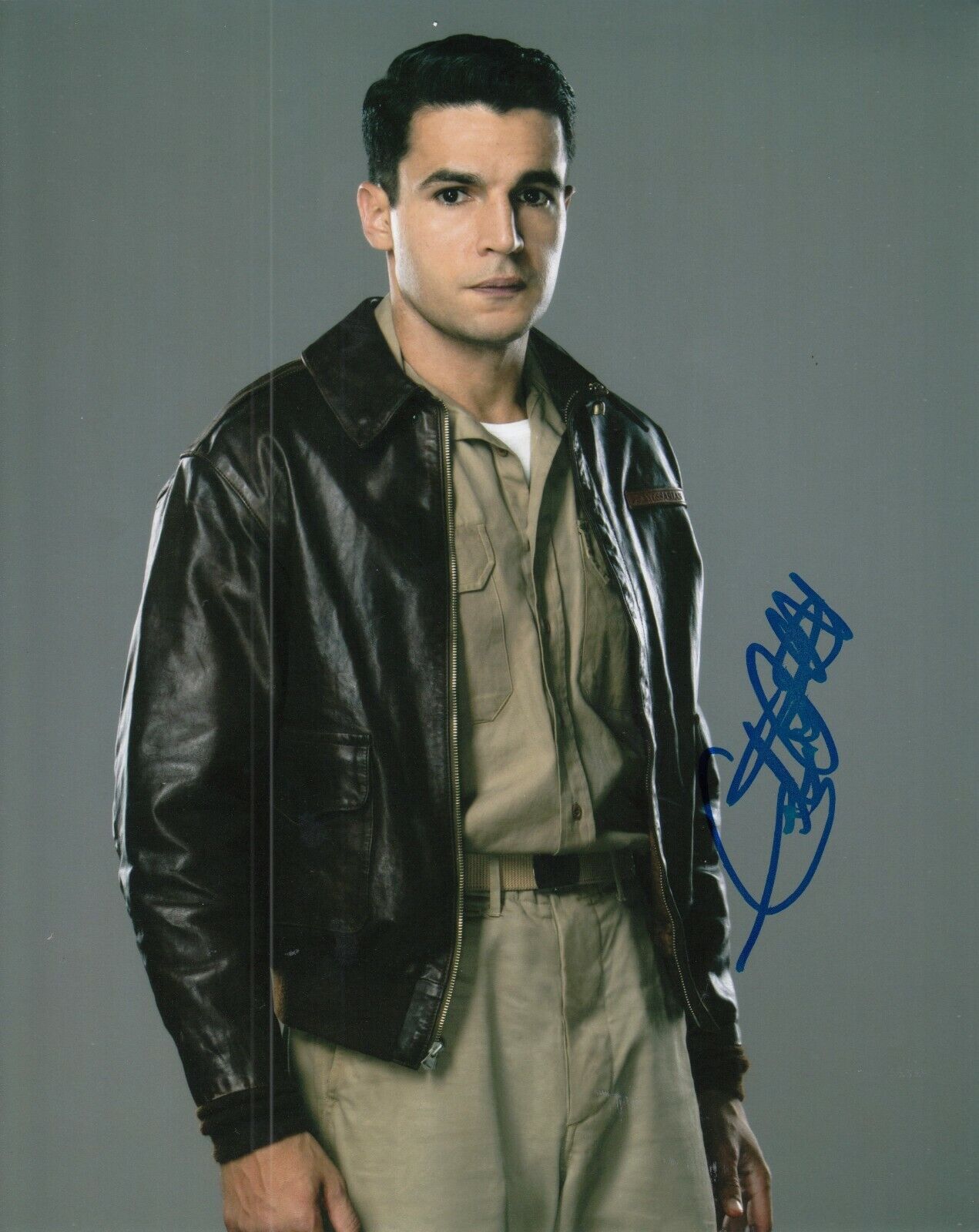 CHRISTOPHER ABBOTT signed (CATCH 22) 8X10 Photo Poster painting PROOF *Yossarian* W/COA #3