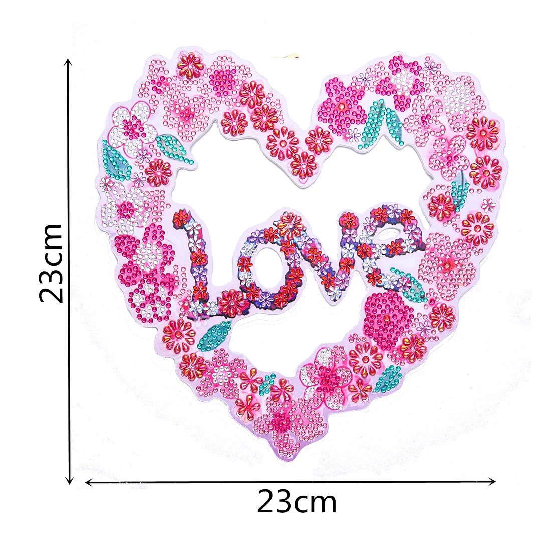 Diamond Paint Crystal Art Wreath - Love