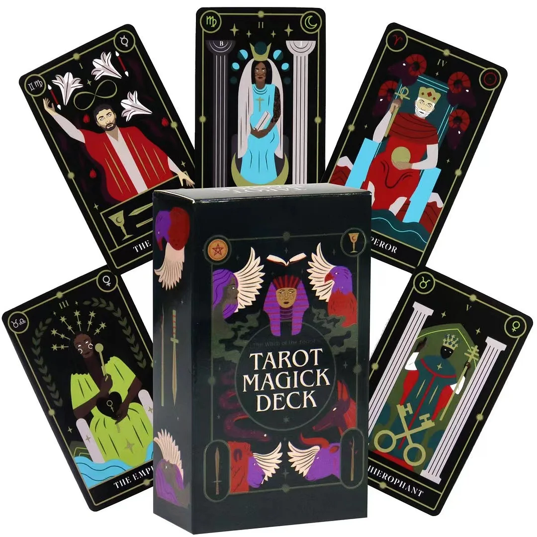 Tarot Magick Deck -  with Rigid Box and Guide Booklet