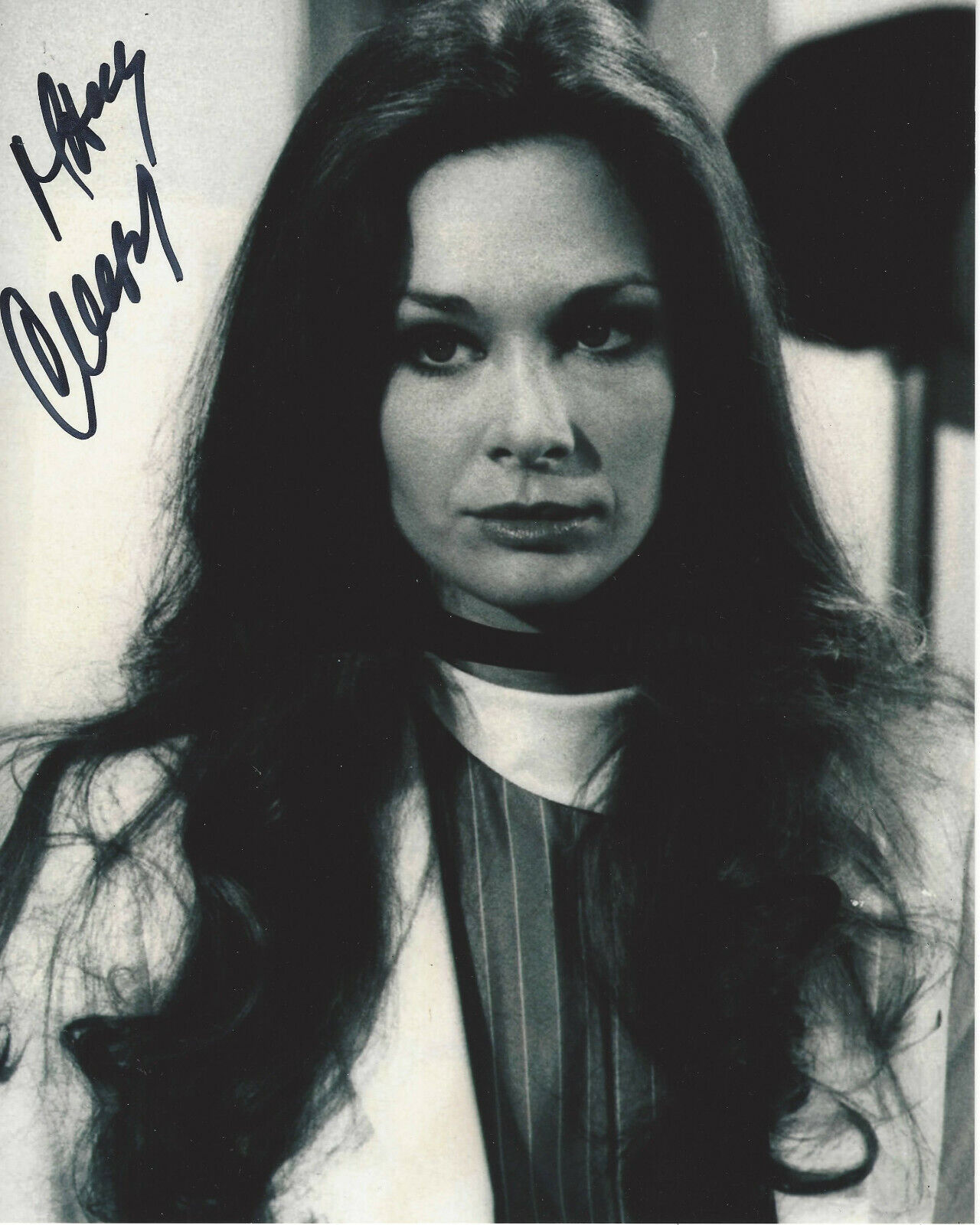 MARY CROSBY SIGNED AUTHENTIC 'DALLAS' KRISTIN 8x10 Photo Poster painting B w/COA ACTRESS