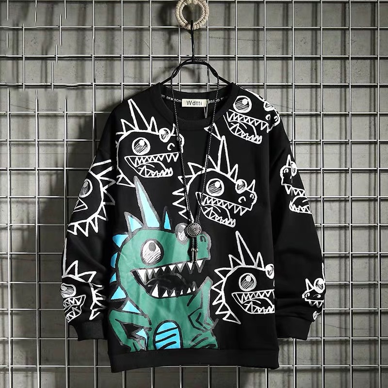 Men Casual Print Sweatshirt / TECHWEAR CLUB / Techwear