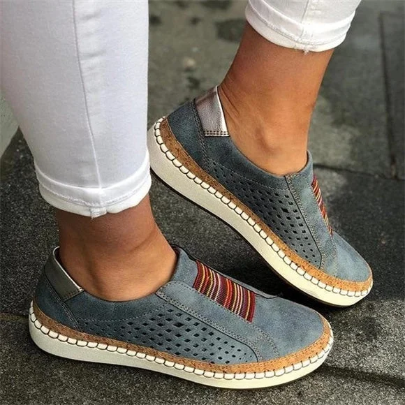 Sursell Canvas Orthotie Sneakers - Free Shipping