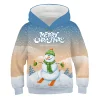 Kid Boy Girl Christmas Hoodies 3D Printed Long Sleeve Hoodies