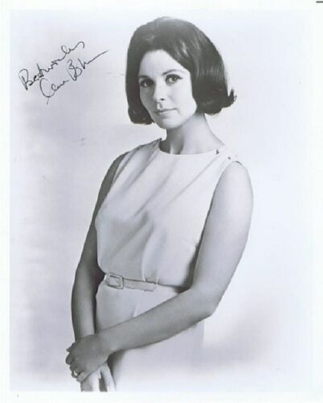 CLAIRE BLOOM, ENGLISH STAGE AND FILM ACTRESS SIGNED 8X10 Photo Poster painting WITH COA