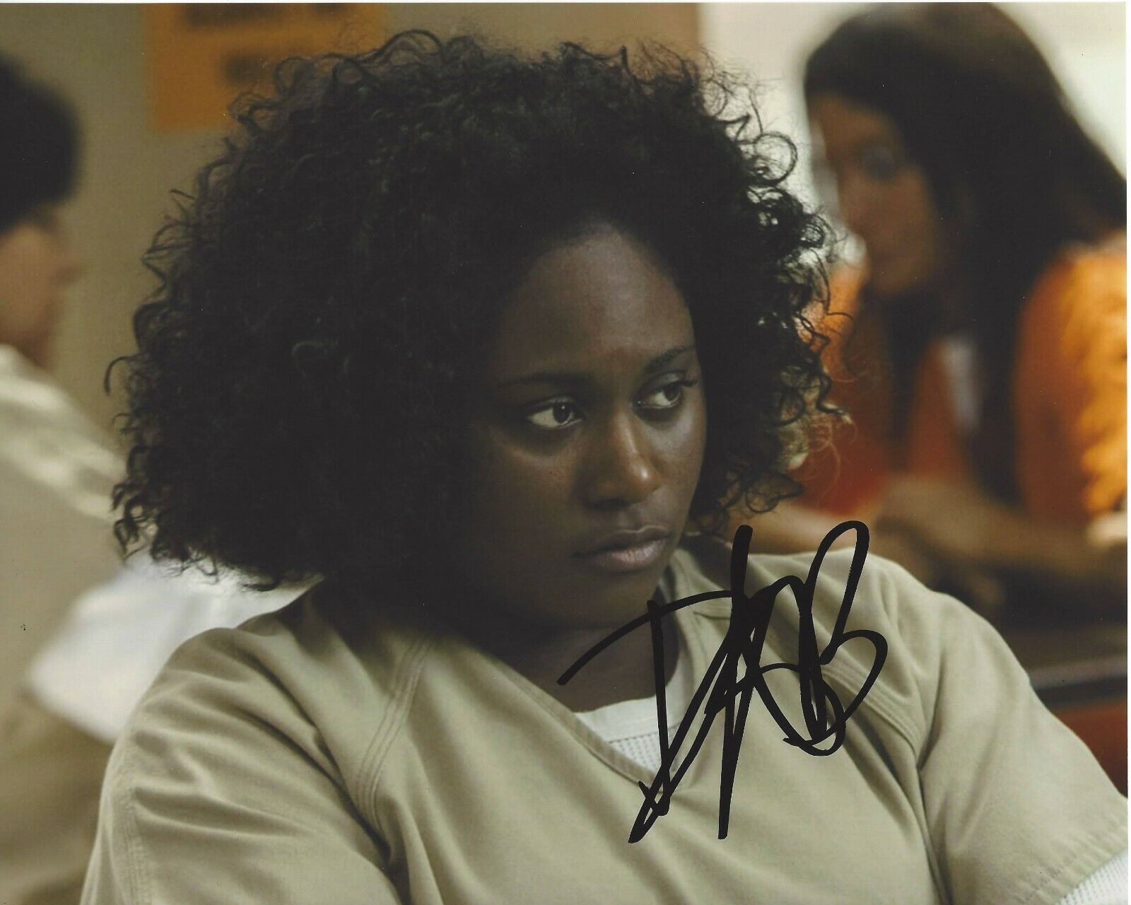 DANIELLE BROOKS SIGNED 'ORANGE IS THE NEW BLACK' 8X10 Photo Poster painting 3 w/COA ACTRESS