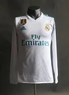 2017/2018 Retro Player Version Long Sleeve Real Madrid Home