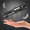 LED Ultra Slim Flashlight with Pen Clip Portable Pocket Flashlight for Hiking