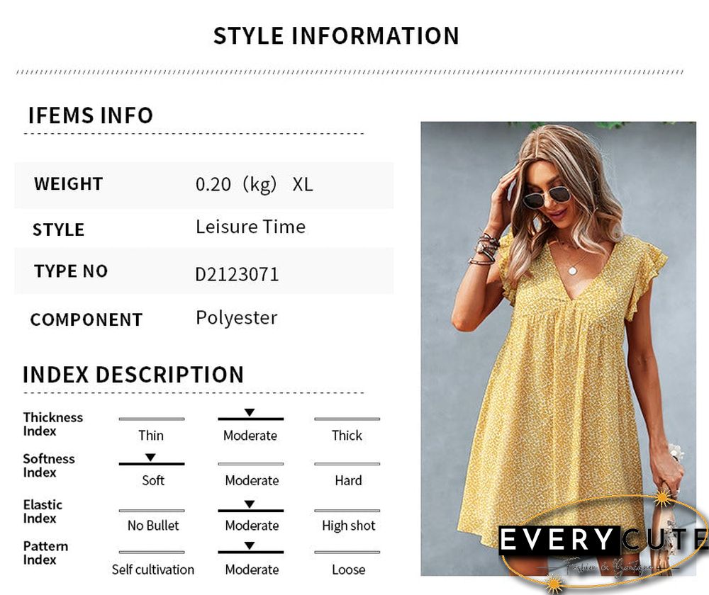 Loose Women's Dress V Collar Sexy Skirt Summer New
