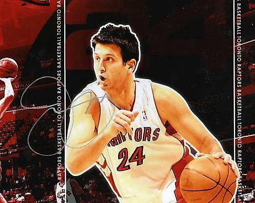 Jason Kapono Toronto Raptors Signed 8x10 Picture