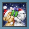 Diamond Painting -DIY Round Drill Christmas Bear