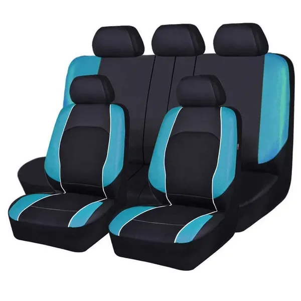 New Color-blocked ed and Sand fabric Breathable Universal Covers Seat Protector Car Accessories Interior