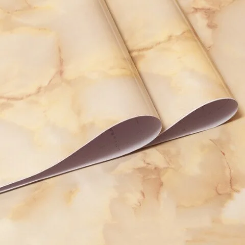 Wall Adhesive Paper Kitchen Wallpaper Waterproof Marble Film Self Adhesive Wallpaper For Modern Wall Self-Adhesive Vinyl Sticker