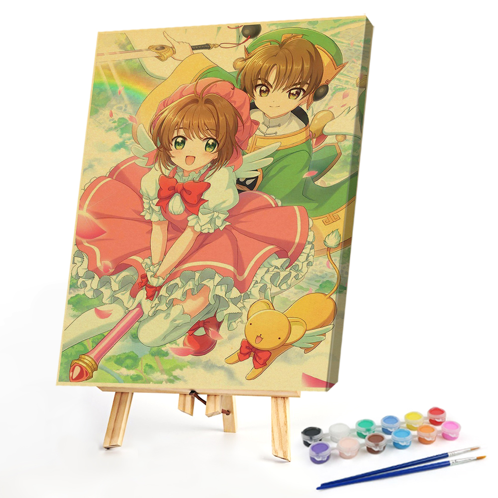 

40*50CM - Paint By Numbers - Anime Girl, 501 Original