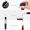 Automatic Wine Corkscrew Set with Foil Cutter, Vacuum Stopper and Decanter Pourer,
