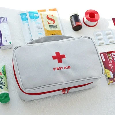 Fashion Travel Medicine Bag Storage Bag First Aid Kit Medicine Organizing Sundries Large