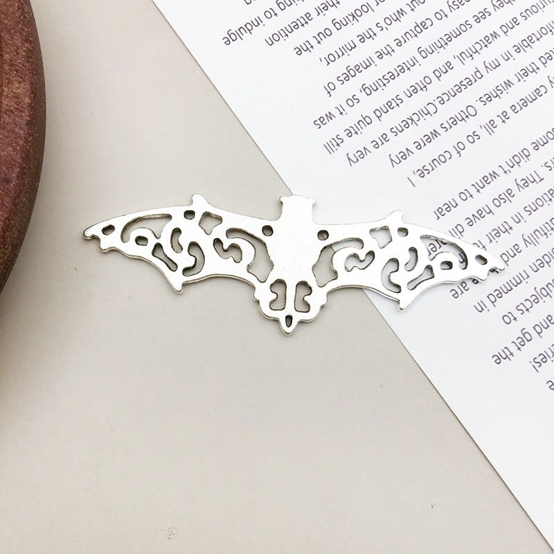 1 Piece Alloy Spider Spider Web Skull Pendant Jewelry Accessories