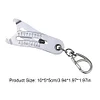 1PC Portable Precise Thread Size Checker Keychain Nut and Bolt Thread Checker
