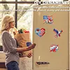 4pcs America 250th Anniversary DIY Diamond Art Magnets Kit Diamond Art Refrigerator Magnet Rhinestones Refrigerator Magnetic Sticker for Adult Beginners DIY Home Office Decor (01)