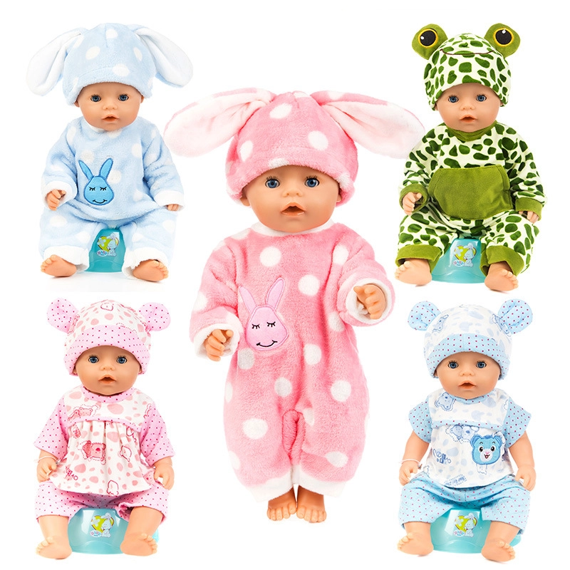 18 Inch American Girl Clothes Shaf Doll Clothes Rabbit Frog Simulation Doll Clothes