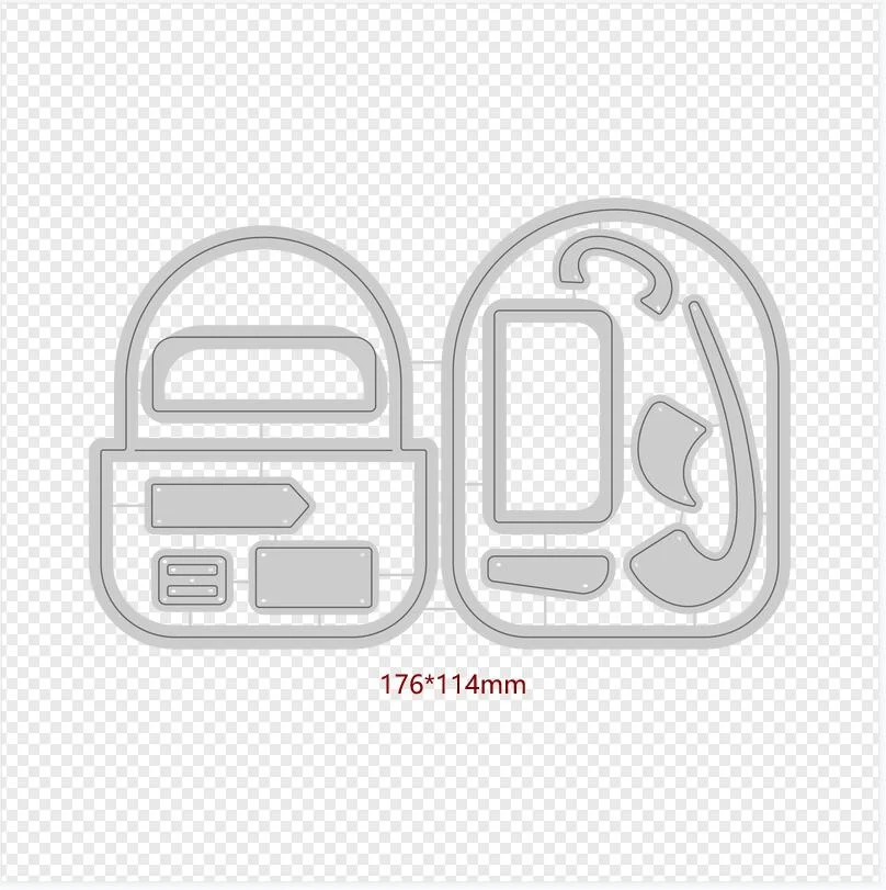 Metal Cutting Dies Slimline Essentials card Scrapbooking Stencil Cut Die For DIY Card Crafts Handmade