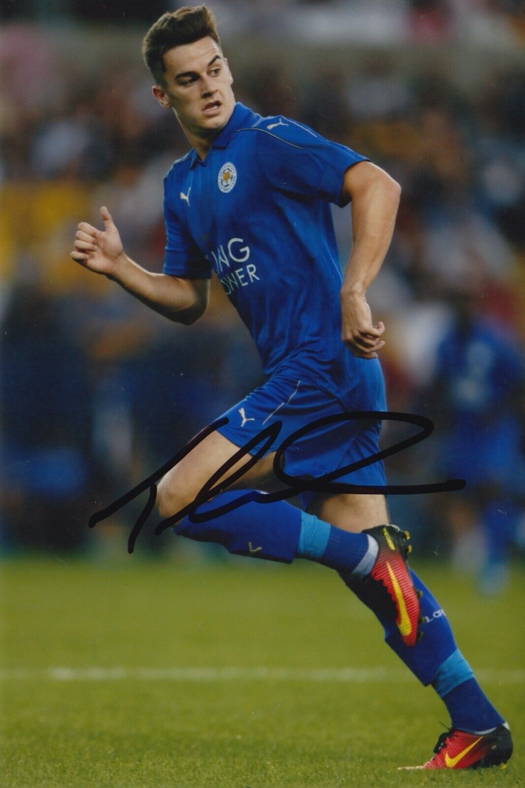 TOM LAWRENCE HAND SIGNED 6X4 Photo Poster painting - FOOTBALL AUTOGRAPH - LEICESTER CITY