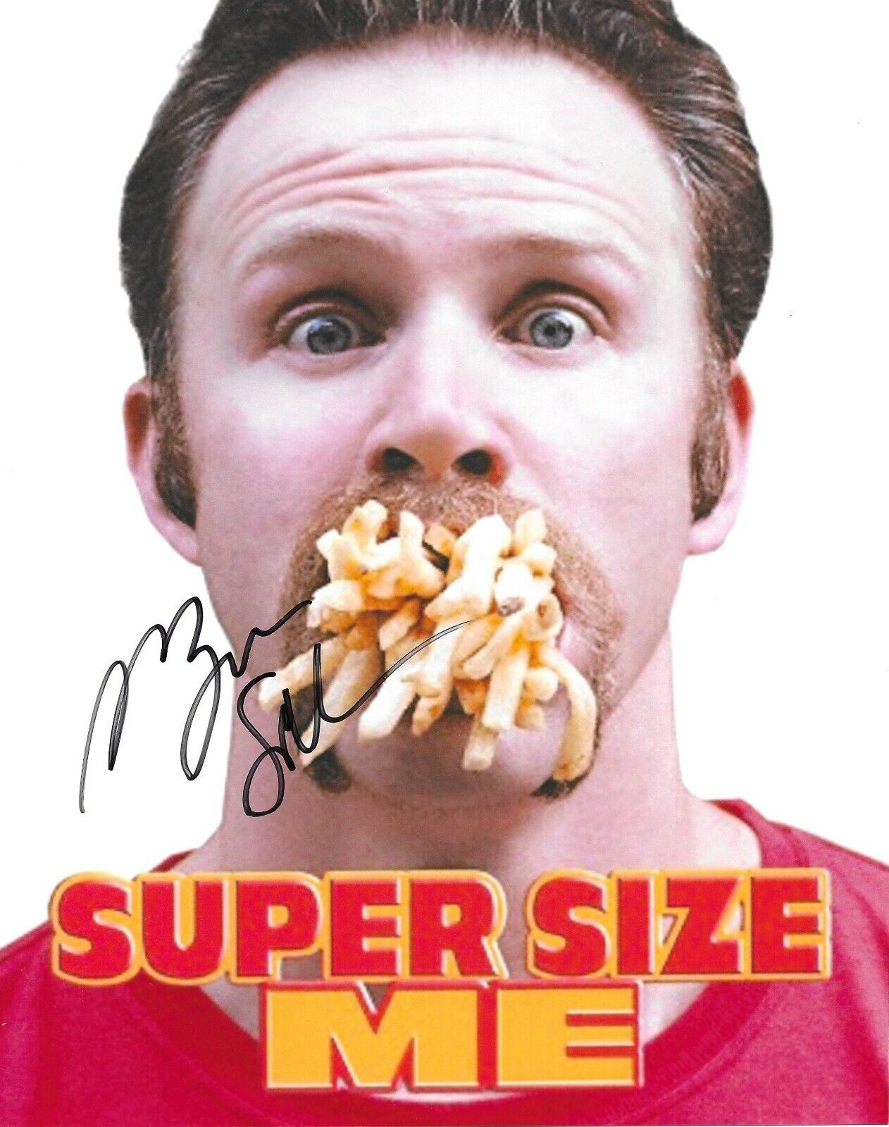 Morgan Spurlock autograph signed Photo Poster painting - Super Size Me Director