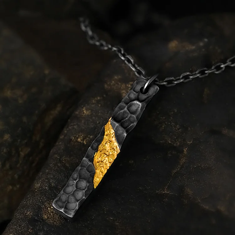 Coutureaura 999 Sterling Silver Moonlit Mountain Necklace