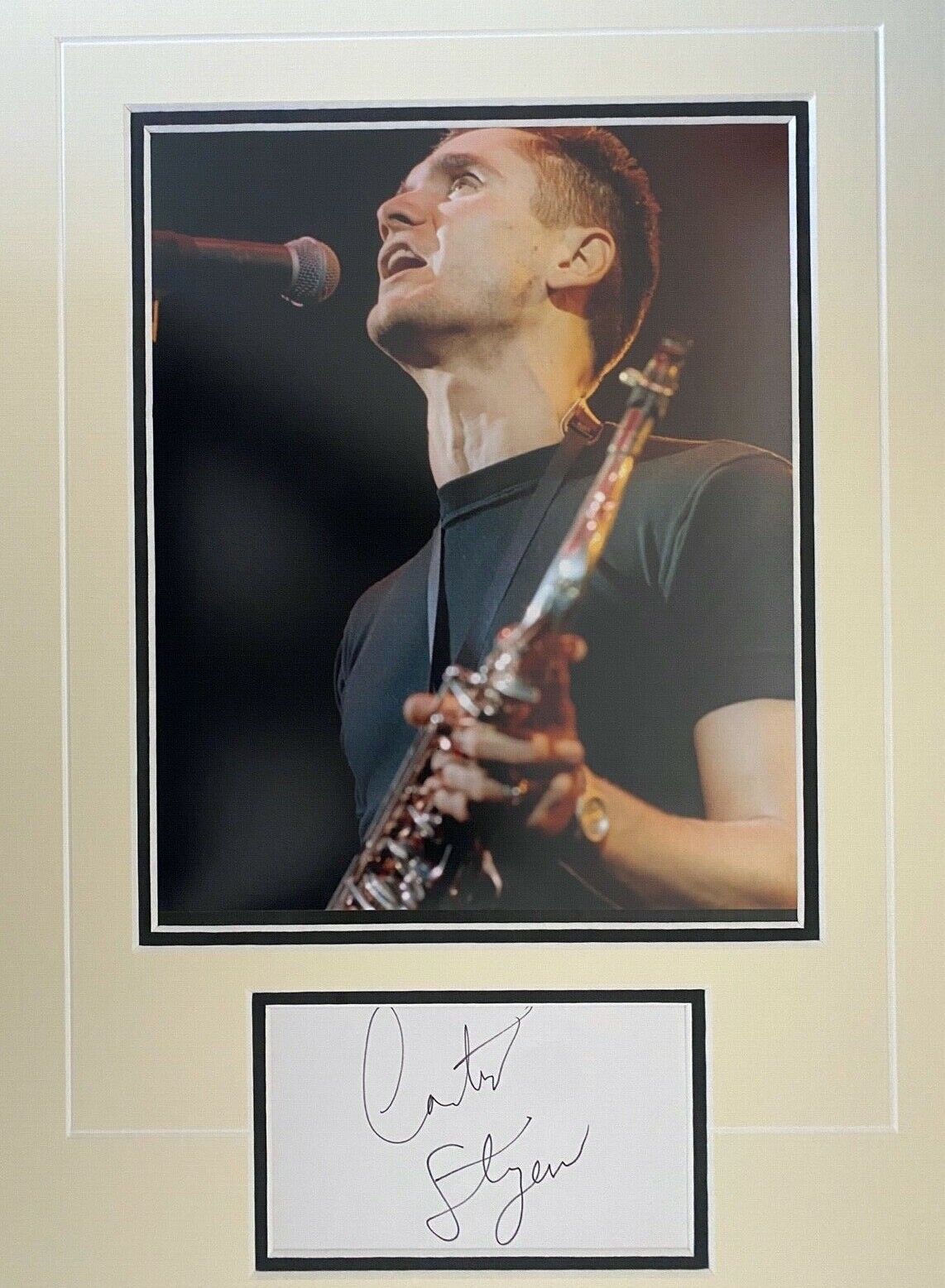 CURTIS STIGERS - CHART TOPPING AMERICAN SINGER & MUSICIAN - SIGNED Photo Poster painting DISPLAY