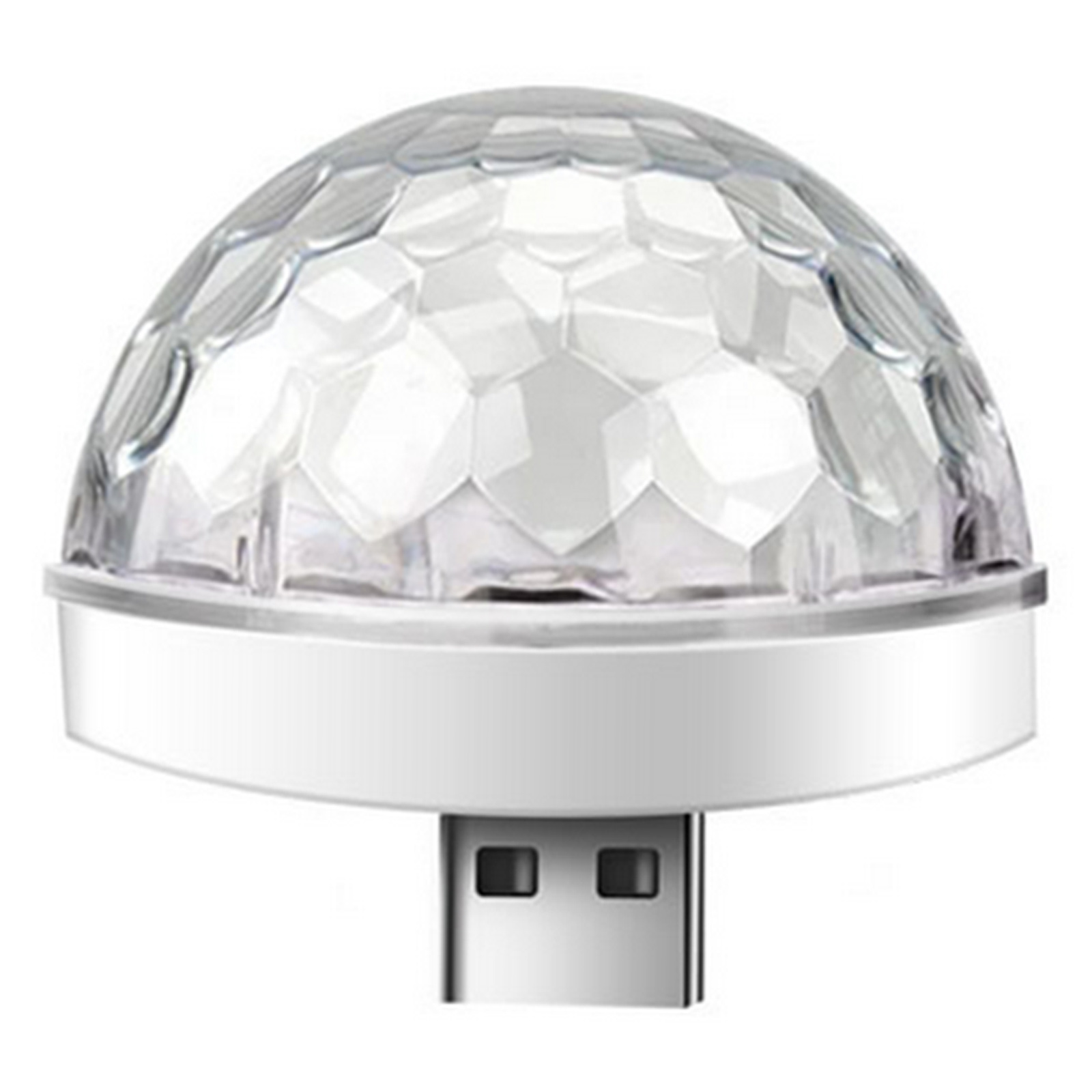 

Mini Disco Ball , Sound Activated LED Car Atmosphere Stage-Night Light, 501 Original