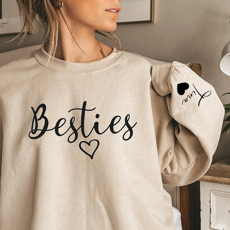 Bestie Sweatshirt,Best Friend Hoodies,Besties Shirt,Best Friends Birthday,BFF Sweater,Gift For Buddy,Besties Matching Trip Shirts
