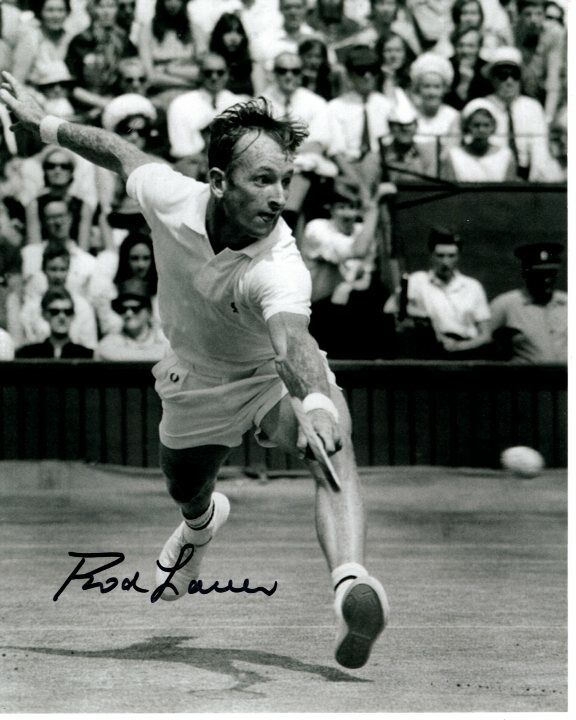 ROD LAVER Signed Autographed TENNIS Photo Poster painting