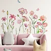Beautiful Flower Self Adhesive Wall Sticker Home Decor