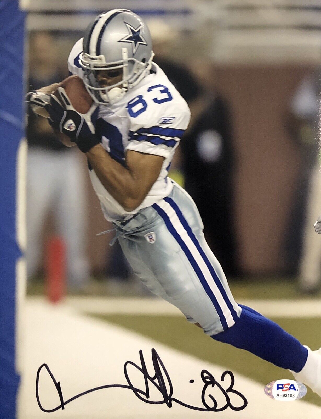 Terry Glenn Signed Autographed Ohio State Buckeyes Cowboys 8x10 Photo Poster painting Psa/Dna