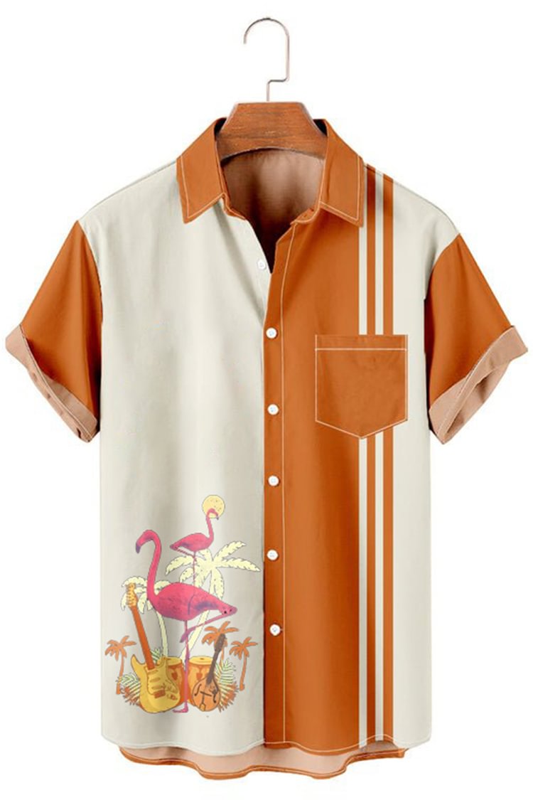 Men's Vacation Casual Short Sleeve Shirts