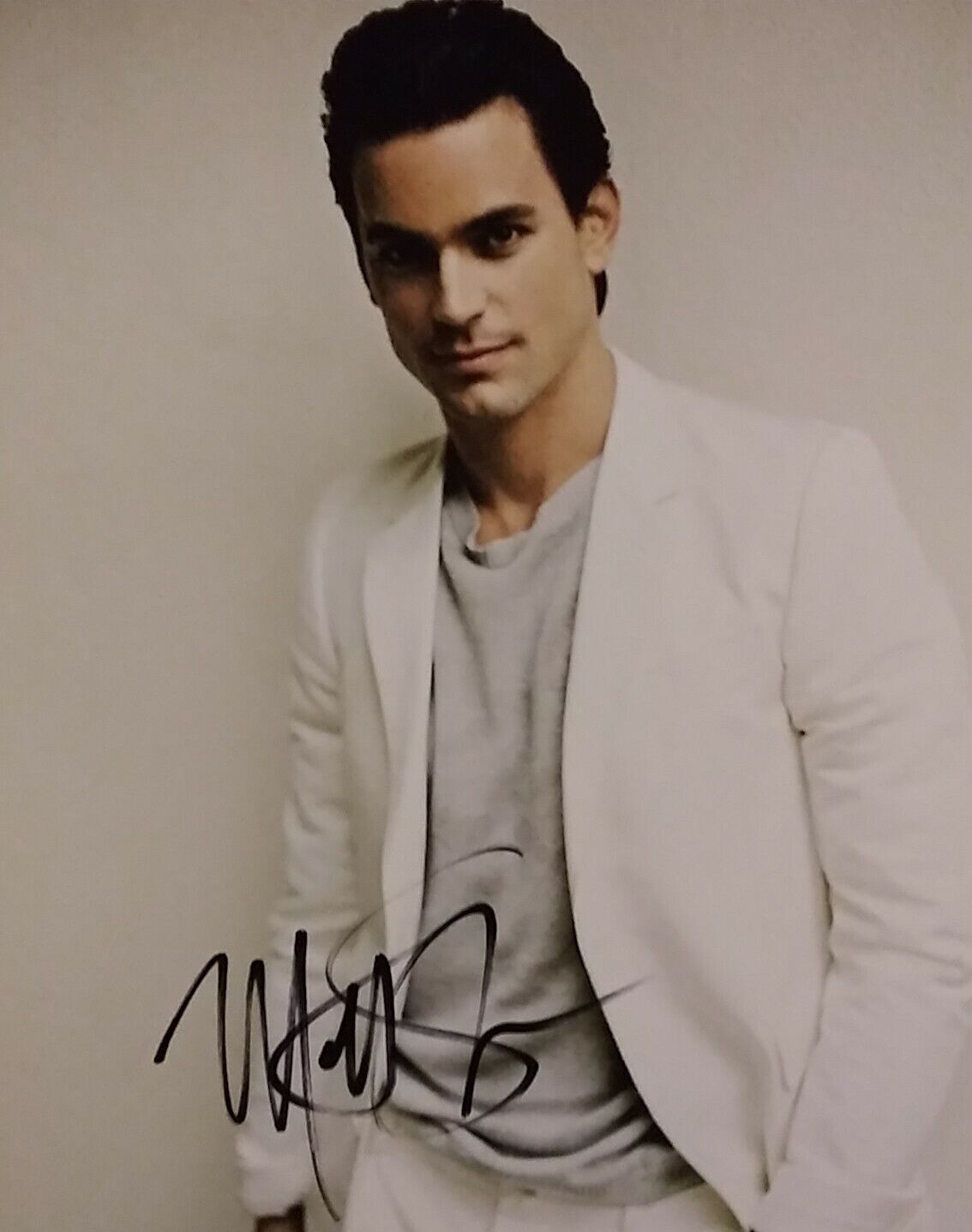 Matt Bomer signed 8 x 10