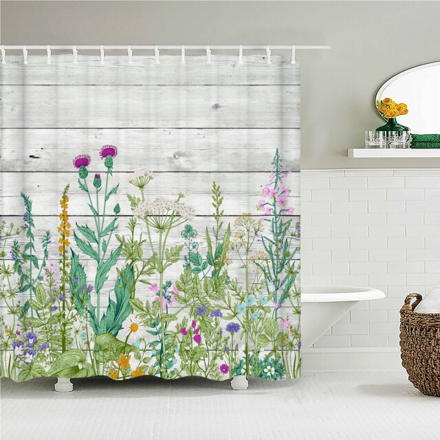 

Shower Curtain – Flower leaf Butterfly-180*180cm, 501 Original